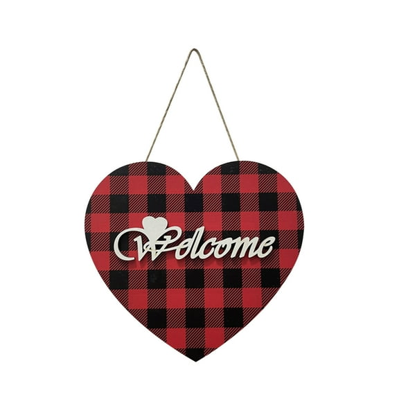 UTXQFD ,Valentine's Day Wooden Door Listings Valentine's Day House Decorations Valentine's Day Party Decorations
