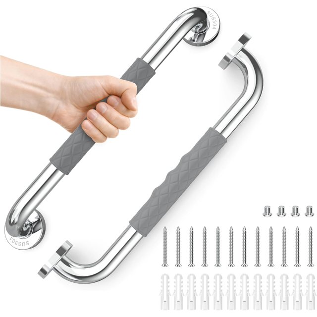 UU&T 16" Grab Bars for Shower and Bathroom, AntiSlip Shower Handles