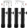 thumbnail image 1 of UU&T 4 Pcs Folding Table Leg Extenders, Highly Durable Steel Folding Table Leg Risers for Straight and Bent Legs, Adjustable Height for Riser 3.6in/5.2in, 1 of 8