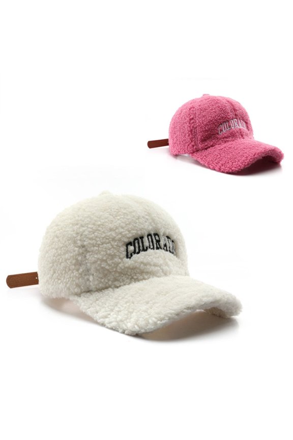 UUBLKH 2PACK Christmas Gifts Winter Cotton Funny Hats Toddler White Caps For Women Men Teen Girls, Adjustable Size