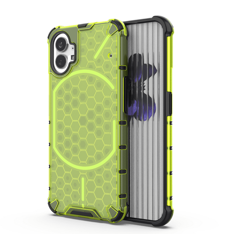 UUCOVERS Designed for Nothing Phone 1 Case (6.55/2022), Lightweigh  Shockproof Honeycomb Protective Back Cover Fit Nothing Phone (1), Green