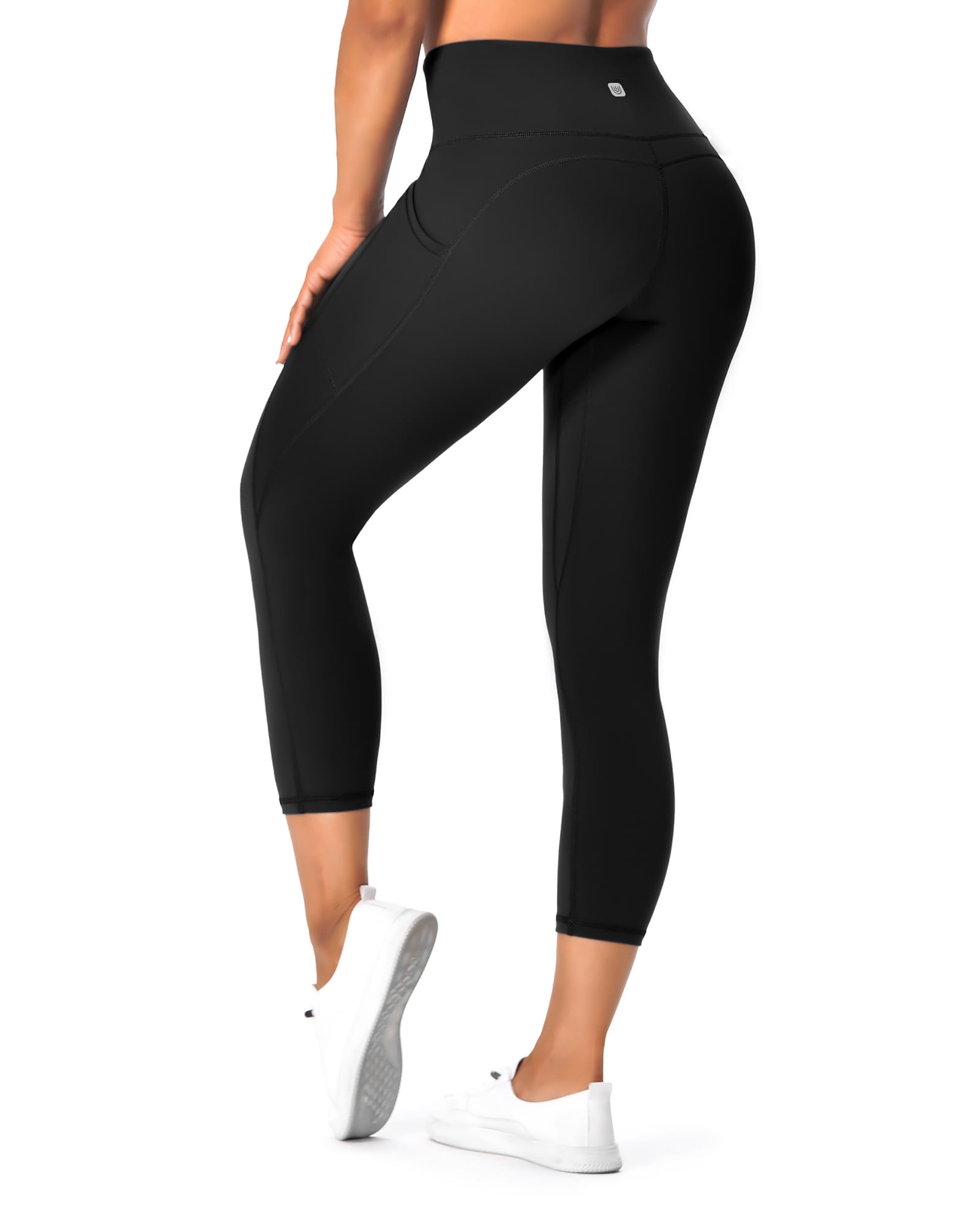 UUE 21Inseam Workout Leggings for Women,Yoga Capris with Pockets Tummy  Control 