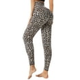 thumbnail image 1 of UUE 24"Inseam Leopard seamless leggings with inner pockets for women, Leopard leggings for women Tummy control and High waisted,Butt lifting leggings for Gym, 1 of 5