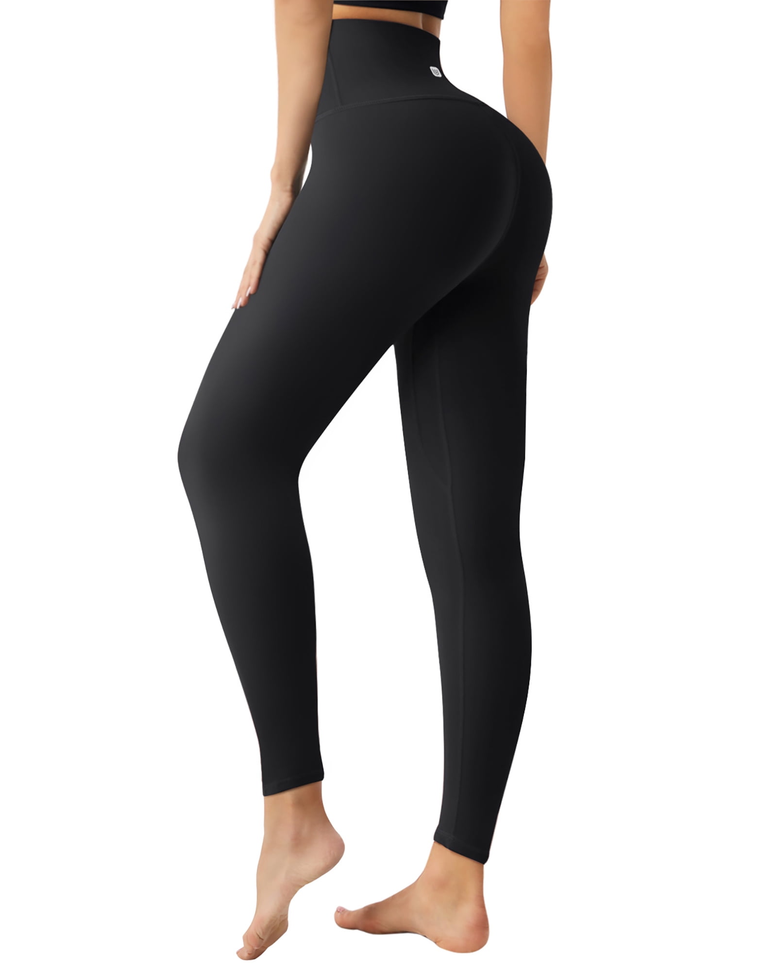 Butter Soft Leggings with Pockets- Black