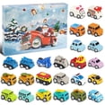 thumbnail image 1 of UUGEE 2026 Christmas Advent Calendar for Boys Kids, 24 Days Countdown Calendar Pull Back Cars Toys, Set of 24 Vehicles Xmas Surprise Gifts for 1 2 3 Years Old Toddlers, 1 of 8