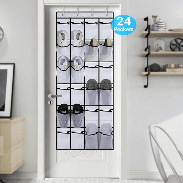 UUGEE Hanging Shoe Organizer Over The Door Shoe Rack for Closet Door