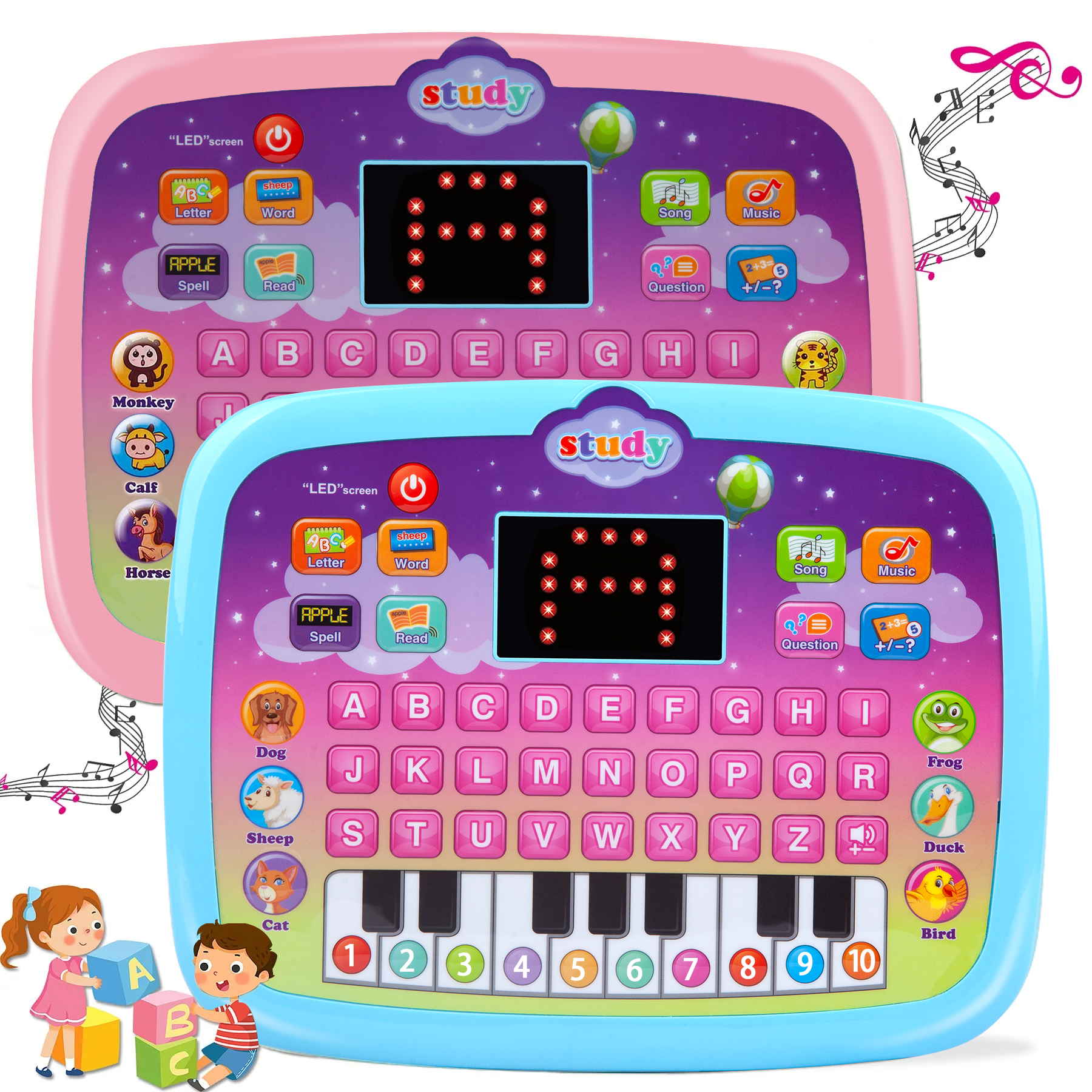 UUGEE Kids Interactive Learning Toy with ABC Alphabet, Music