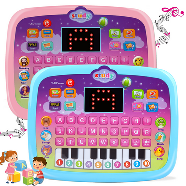 UUGEE Montessori Learning Toys for Toddler Baby 3 to 4 Year with ABC Spelling Music Educational Function,Pink