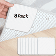thumbnail image 1 of VIIWII Non Slip Rug Gripper Pad for Area Rugs 8Pcs Carpet Tape for Hardwood Floors and Tile, 1 of 7