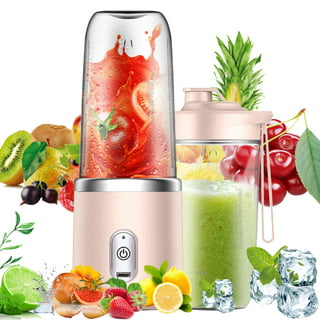  2Plus Portable Blender – 350ml Fresh Juice mini–Bottle Blender  with BPA-Free – USB Rechargeable Personal Blender Cup for Smoothies,  Shakes, Juices– Leakproof Handheld Blender for Travel, Office, Gym