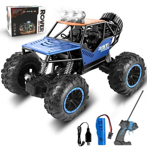 UUGEE Remote Control Cars Toys for Boys, RC Car 2.4GHz 1:18 High Speed Monster Truck, Vehicle Outdoor Toys Christmas Birthday Gifts for Kids