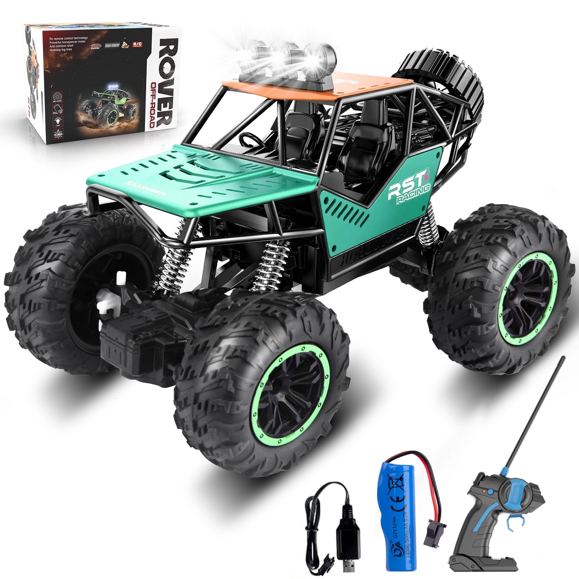 UUGEE Remote Control Cars Toys for Boys, RC Car 2.4GHz 1:18 High Speed Monster Truck, Vehicle Toys Birthday Gifts for 3-12 Kids