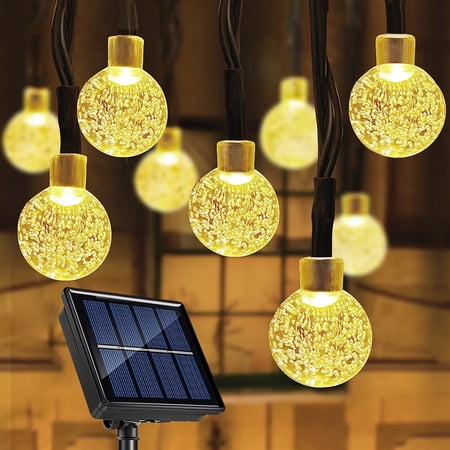 UUGEE Solar Lights String for Outside 21ft Waterproof 8 Modes Led Fairy Hanging Light for Yard Party Garden Wedding