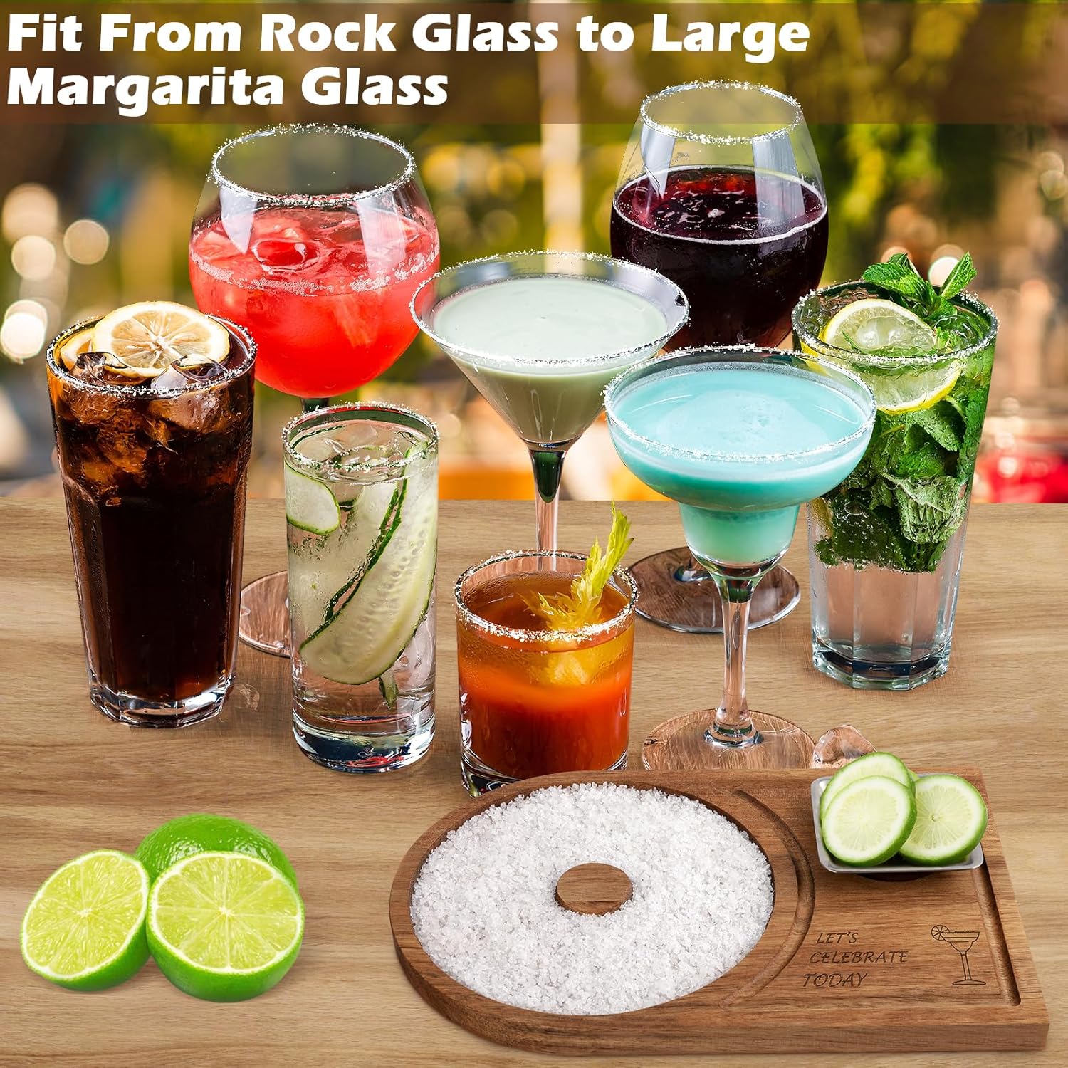 Cocktail Rimmer Set UUGHWW-Margarita Salt Rimmer Set for Glasses up to 5.5