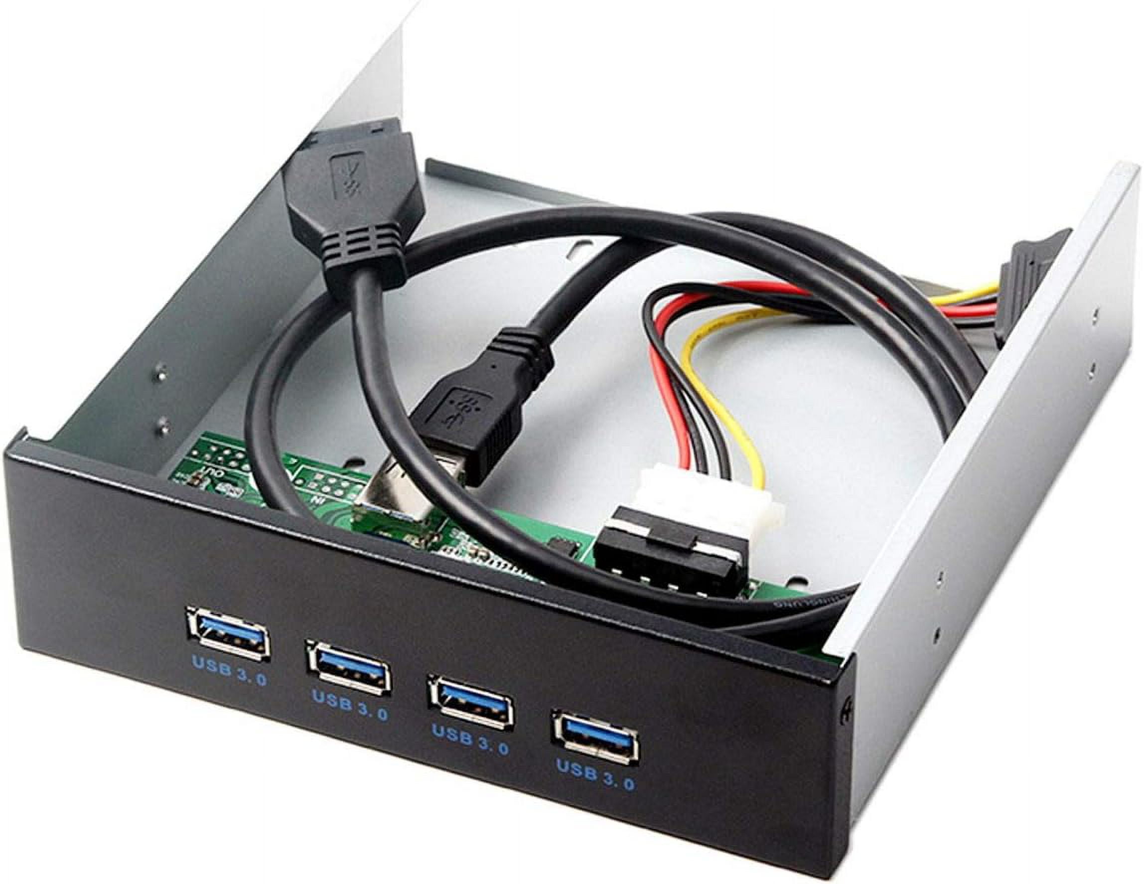 UUGHWW-USB 3.0 HUB 4 Ports HUB Front Panel to Motherboard 20Pin 19Pin ...