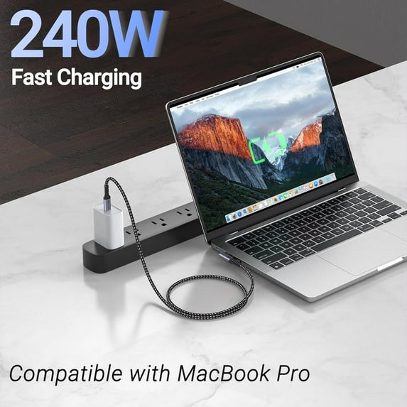 Fedus 3 Meter Usb 4 Thunderbolt 4 Cable 40Gbps 240W 60Hz 144Hz 100W Pd 3.1 Fast Charging Type C To C Display - Application: Iphone 15 Pro At 2017.80 INR In New Delhi | Cheeku Technologies - Foto 9