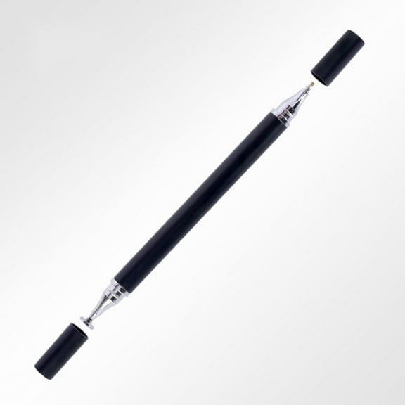 UUHYTG 2-in-1 Disc Tip Tablet Pen for All Mobile Phones Tablets, High Precision Capacitive Stylus with Ballpoint Pen End, Universal Touch Screen Pencil for iPad Smartphone Drawing