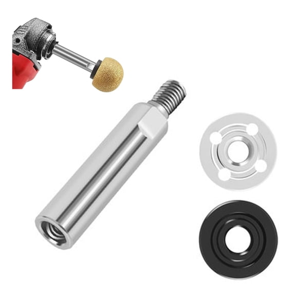 UUHYTG Angle Grinder Extension Rod, Practical Grinding Extension Shaft with 5/8"-11 Thread for Model 100 Angle Polishers, Ideal for Tight Spaces and Special Shape Grinding Tasks