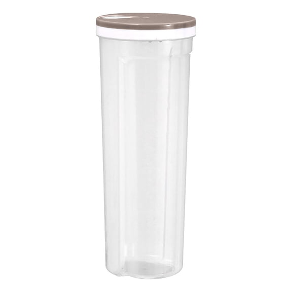 UUHYTG Dry Food Storage Jar with Locking Lid, Transparent Pantry Organizer for Grains Nuts Candy, Wide Mouth Kitchen Storage Container, Airtight Food Canister for Countertop