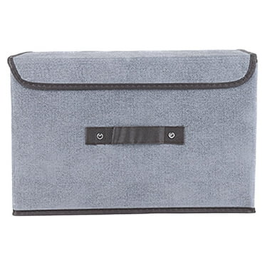 UUHYTG Foldable Storage Box With Lid 2pcs (large + Small) Fabric Storage Box With Lid, Closet Storage Box, Room Organization, Office Storage, Toy Storage