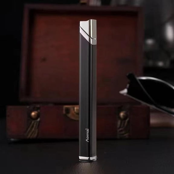 UUHYTG Mini Windproof Lighter Portable Pocket Size, Compact Metal Butane Lighter Refillable for Camping Survival Outdoor Activities, Everyday Carry Collection Lighter