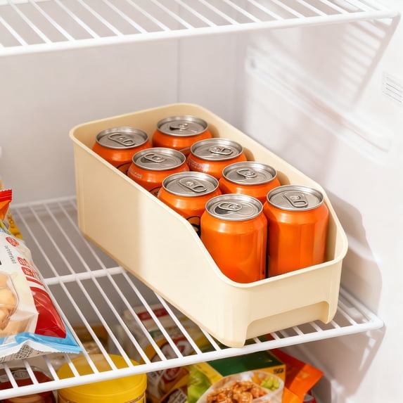 UUHYTG Plastic Storage Cabinet Box for Home Kitchen, Versatile Organizer for Snacks Condiments Sundries, Narrow Space Storage Basket, Lightweight Foldable Container with Rounded Edges