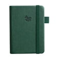 thumbnail image 1 of UUHYTG Pocket Notebook Small Notebook Journal Notebook 3.8 inches x 5.7 inches Leather Cover With Pen Holder Page Marker Ribbons, 1 of 1