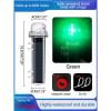 UUHYTG Solar Powered LED Emergency Flares, USCG Approved for Boating Safety, Waterproof Flashing/Strobe Modes, Essential for Life Rafts, Night Fishing & Distress Signaling