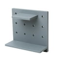 thumbnail image 1 of UUHYTG Wall Mounted Storage Shelf Rack, Adhesive Bathroom Kitchen Organizer for Toilet Shower Use, No Drill Plastic Wall Shelf for Household Daily Storage Solutions, 1 of 7