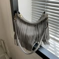 thumbnail image 1 of UUHYTG Women’s Tassel Shoulder Bag Casual Fashion Crossbody Handbag for Commuting and Daily Outings Trendy Fringe Design Large Capacity Everyday Tote for Work Shopping and Travel, 1 of 6