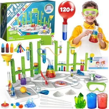 UUSUOO Science Kits for Kids Age 8-12,120 Science Experiments for Kids 9-12,3-IN-1 Kids Science Kits,Stem Educational Learning Chemistry Set,Christmas Birthday Gifts for 6 7 8 9 Years Old Boys Girls