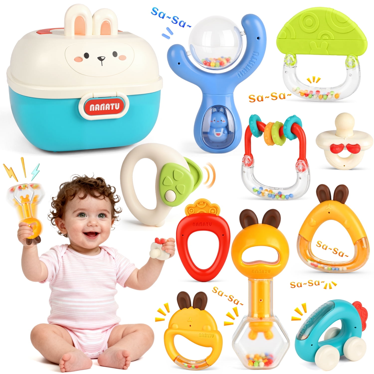 Teething Rattles Teething Rattles