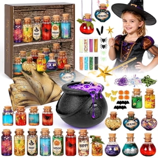 UUSUOO Fairy Magic Potion Kit for Kids, 20PCS Bottles Kids Potion Making Kit, STEM Activity Gift for Girls Boys Ages 6 to 12