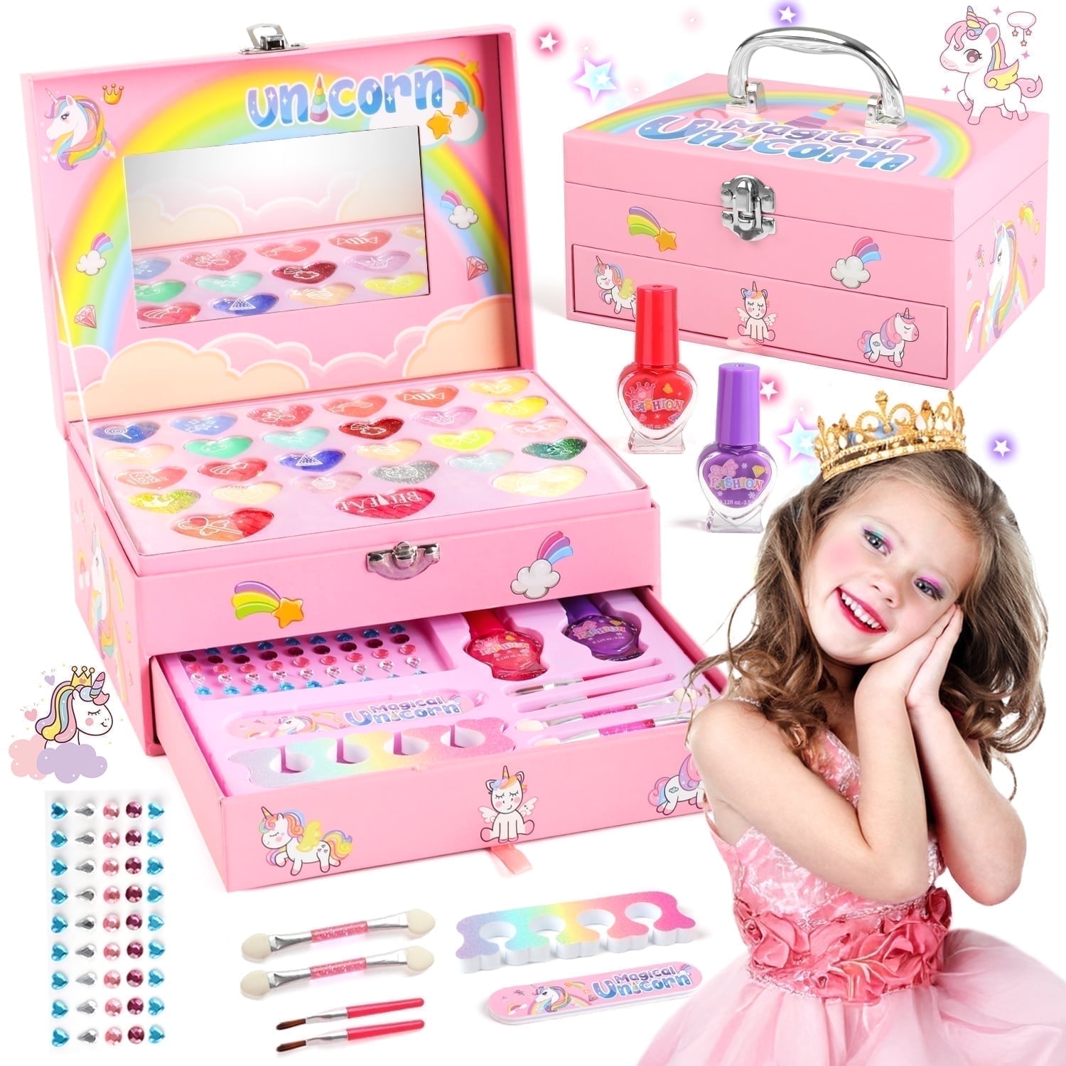 uusuoo-kids-makeup-kit-for-girls-36pcs-girls-unicorn-makeup-kit-real