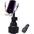 thumbnail image 1 of UUTO Cup Car Wireless Charger Mount, 15W Auto Clamping Car Phone Charging Cup Holder for iPhone 13/13 Pro/12/12 Pro/12 Pro Max Cup Mount Sliver, 1 of 6