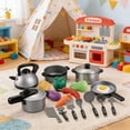 thumbnail image 1 of UUWEAR Cooking Sets Real Electric Dual Stove - Montessori Real Cooking Set with Mini Kitchen Tools, Safe Utensils, Apron & Cookware - Great for Pretend Play Montessori Learning B, 1 of 6