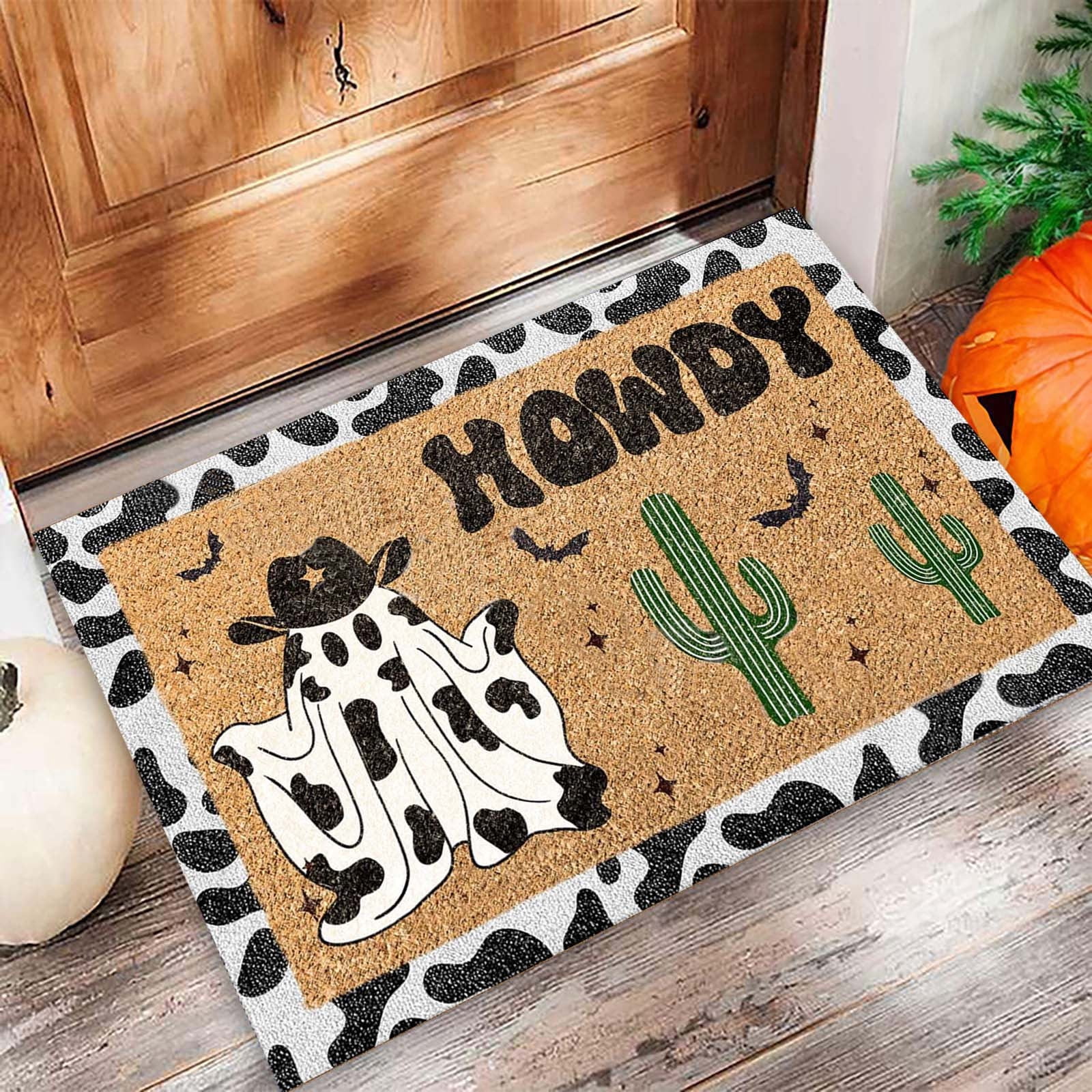 UUWENDA Doormat Rug Doormat 2024 Funny Howdy Floor Mat Decoration ...