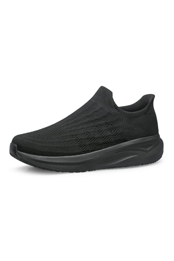 Men's Slip on Walking Shoes Non Slip Gym Workout Shoes Breathable Mesh Walking Mens Sneakers