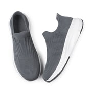 UUYOUNI Womens Slip on Walking Shoes Breathable Sock Shoe Non-Slip Mesh Casual Sneakers