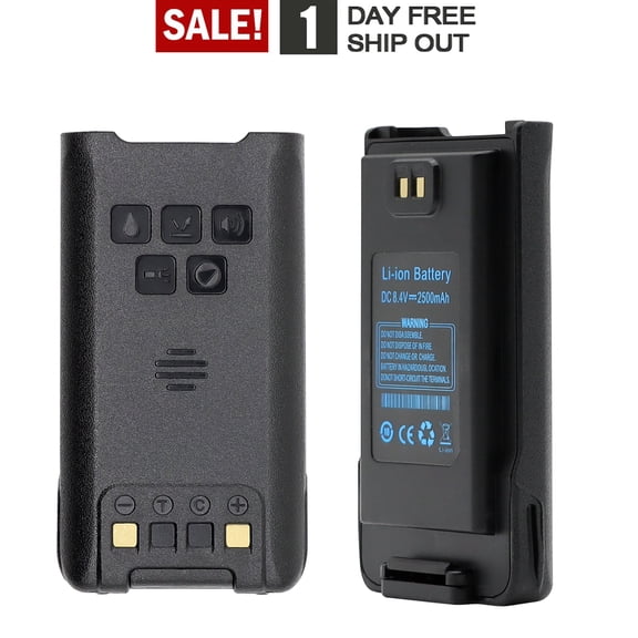 UV-9R Replacement Battery for Baofeng UV-9R Plus Radio 2500mAh 8.4v