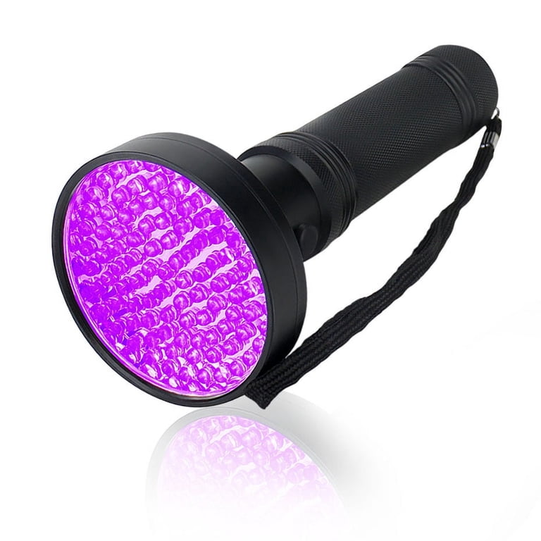 professional black light flashlight UniqueFire 1408 365nm UV with 3 LEDs UV Light,Powerful Blacklight Flashlight for Pet Urine Finding & Mineral, Antique Detection, Scorpion Search, etc The UltraFire UF Wason 20W 365nm UV Flashlight