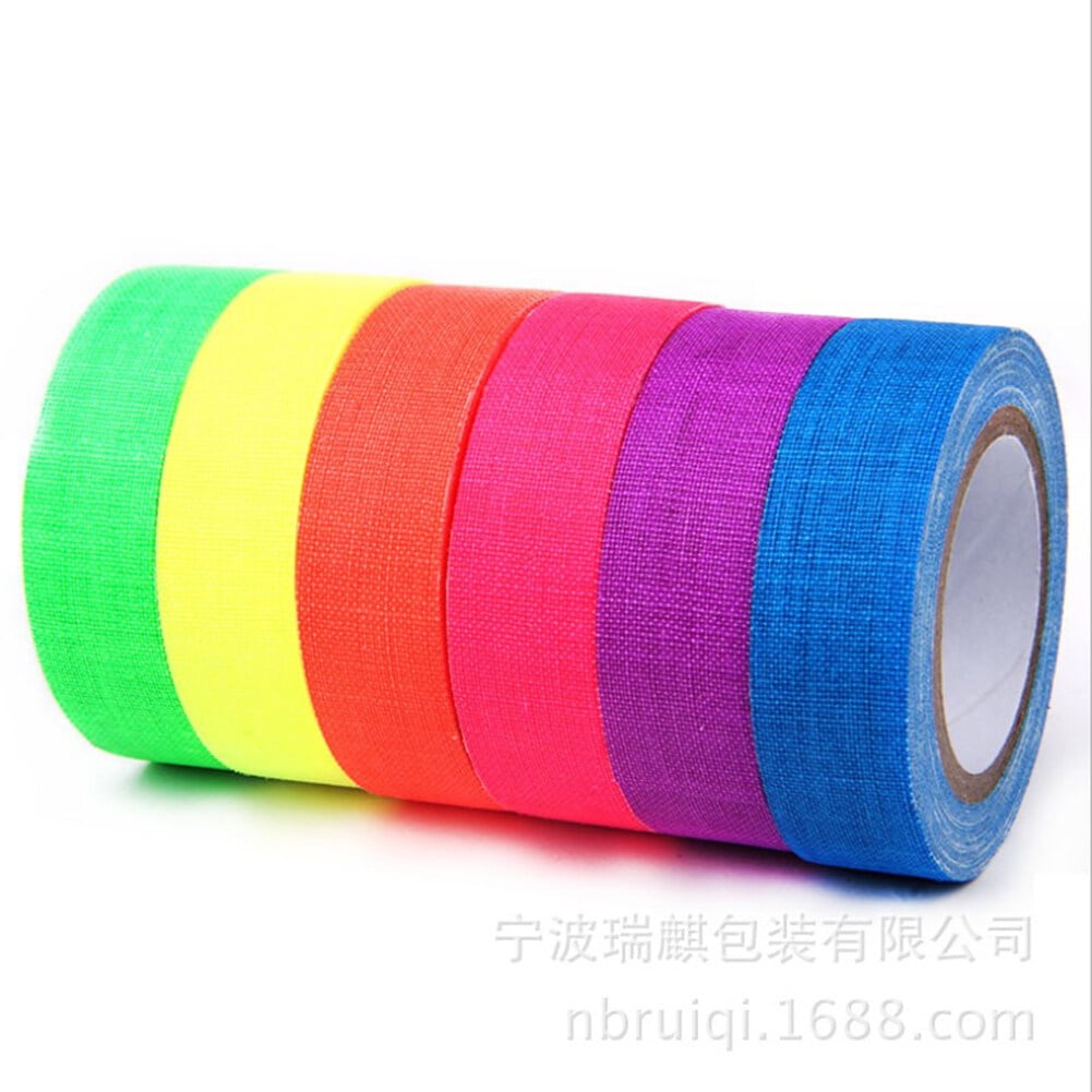 UV Blacklight Reactive Fluorescent Cloth Tape