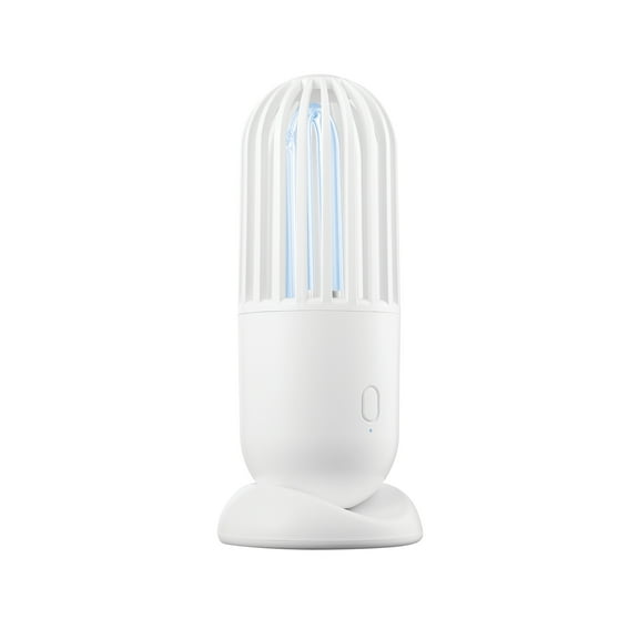 UV-C Light Disinfecting 360-Degree Portable Rechargeable White Lamp with Micro USB Cable