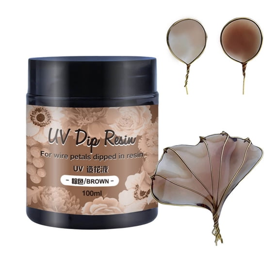 UV DIP Resin Glue Transparent UV Glue Ultraviolets Curing Flower Making Liquid