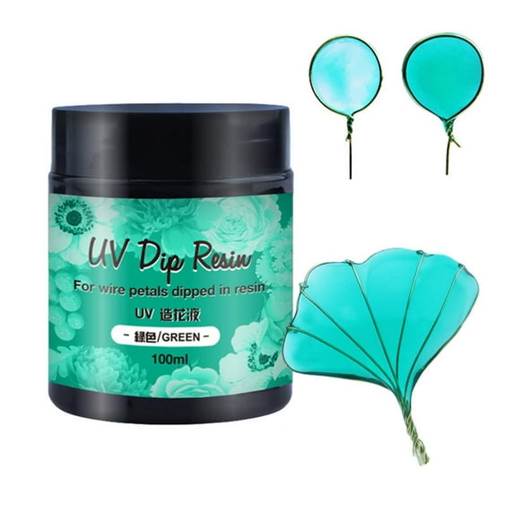 UV DIP Resin Glue for Wire Flowers UV Flower Making Liquid Resin Crystal UV Glue