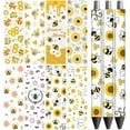 thumbnail image 1 of UV DTF Pen Wraps Transfer Sticker Decal Bees and Honey Words - 48pcs Waterproof HD Print UV DTF Pen Adhesive Decals for DIY Pencil Pen Decorative Crafts Gifts Giving for Mothers Day, 1 of 8