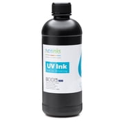 Soft UV DTF Transfer Printer Ink 500mL Cyan Bottle Refill Soft Ink Premium Ultraviolet Curable Direct to Film Printing AB Film Sticker Decal Custom Logo Branding Drink Glass Bottles, Phone Cases, ETC