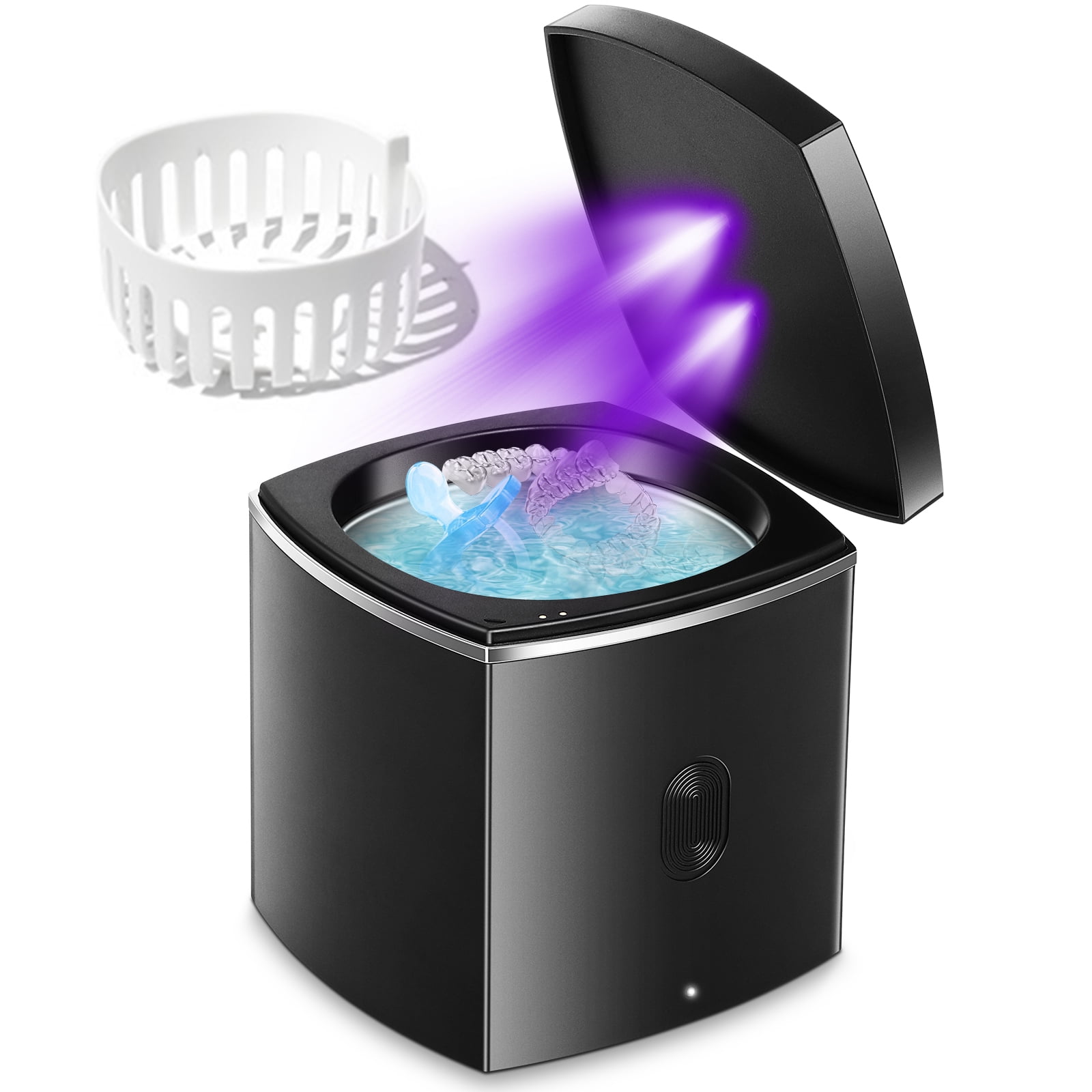 UV Dental Ultrasonic Cleaner for Retainer, Mouth Guard, Aligner,Braces