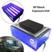 وحدة التعرض للأشعة فوق البنفسجية 18 × 12 آلة طباعة الشاشة حريرية LED آلة لوحة الأنبوب