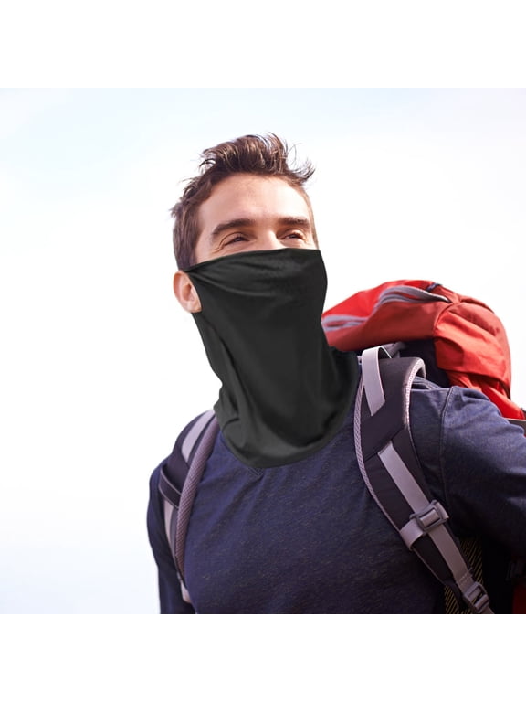 UV Face Shield,Breathable Sunscreen Ice Silk Neck Gaiter,Multipurpose UV Face Shield Neck Protector,Suitable for Ourdoor Exercising,Camping and Hiking